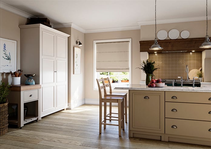 Cortona, Ecru Glow - Twist&Fit Roman Blind - Image 7